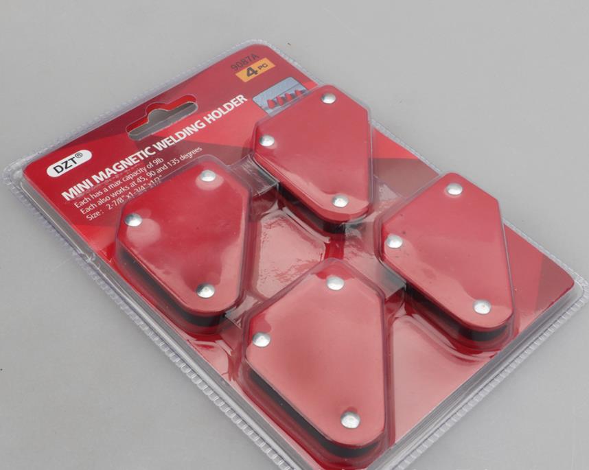 

Mini 4 piece triangle welding positioner without switch magnetic fixed angle tool welding accessories 9Lb Locator