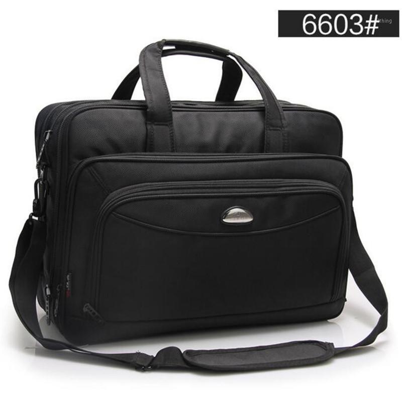 

Men's Waterproof Computer Laptop Briefcase Male Travel Shoulder Bag Large Capacity Business Men 17 Inches Briefcases Black Bags1, 6602-black