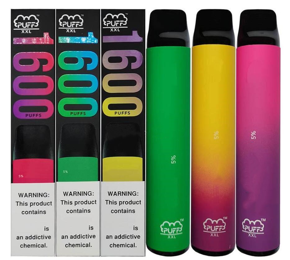 

IN STOCK Puff XXL 1600 puff Disposable Vapes Kit Puff Bars XXL Vape Pen Vaporizer Electronic Disposable Vape Free DHL
