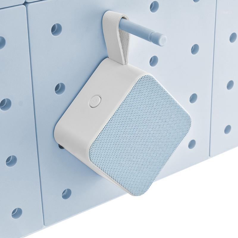 

New fabric square mini bluetooth speaker small steel cannon wireless gift bluetooth audio small speaker birthday gift for friend1