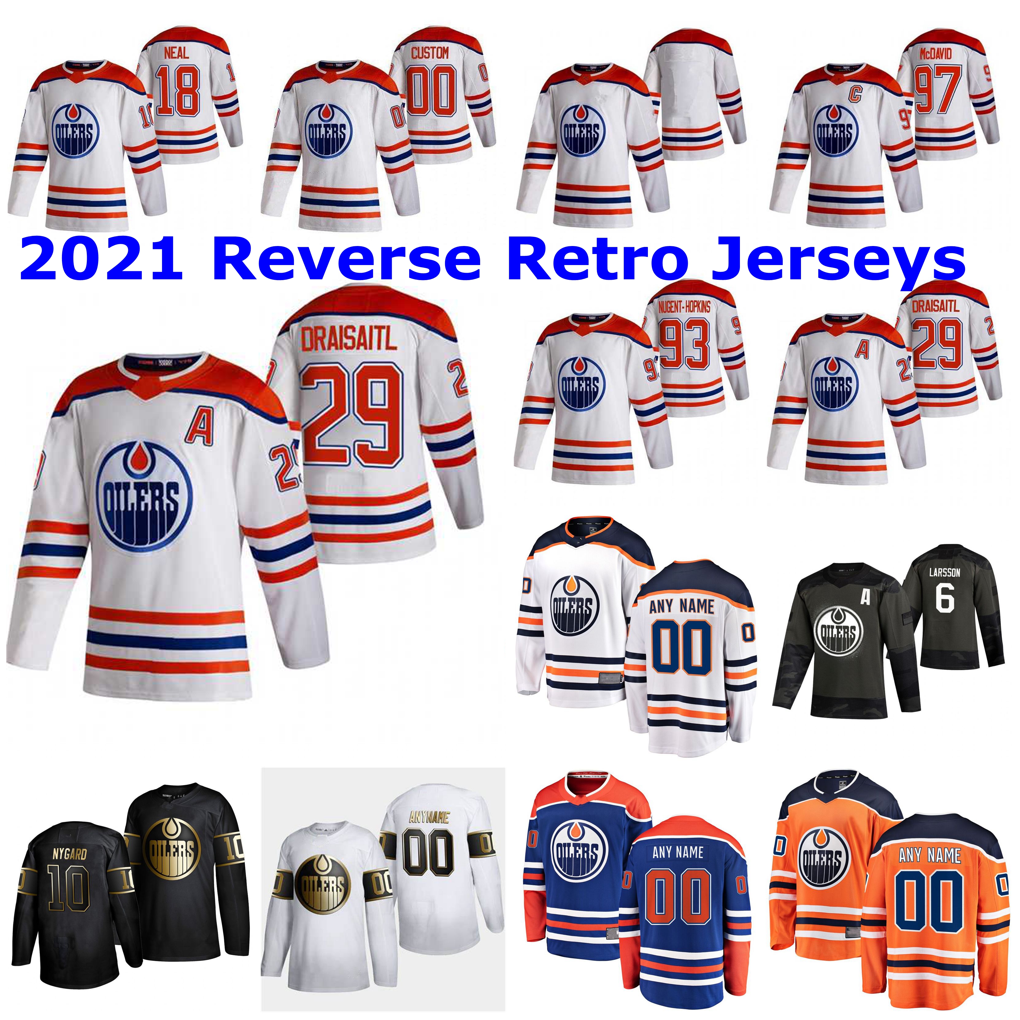 

Edmonton Oilers 2021 Reverse Retro Jerseys 39 Alex Chiasson Jersey 60 Markus Granlund 92 Tomas Jurco 18 James Neal Custom Stitched Mens, Mens 2021 reverse retro