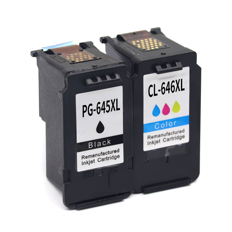 

Ink Cartridges 2Pcs PG645 PG645XL PG-645 CL646 CL646XL Compatible For Canon Pixma MG2460 MG2560 MG2960 MG2965 MG 2460 MG2500