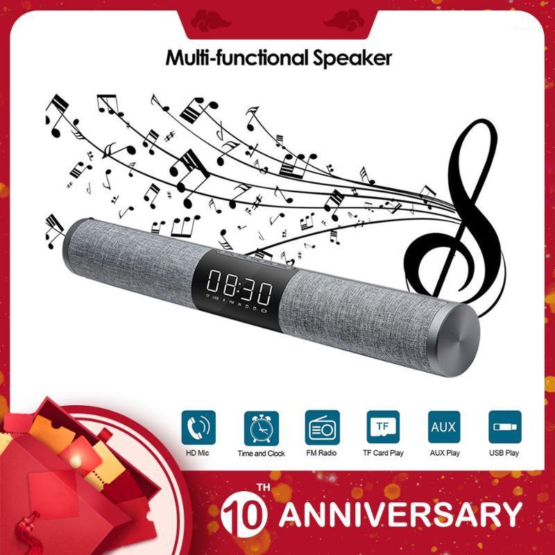 

KIITO Y33 Home TV 20W Soundbar Bluetooth Speaker Portable Wireless Subwoofer 3D Surround FM Radio MP3 MP4 Alarm Clock LCD AUX TF1