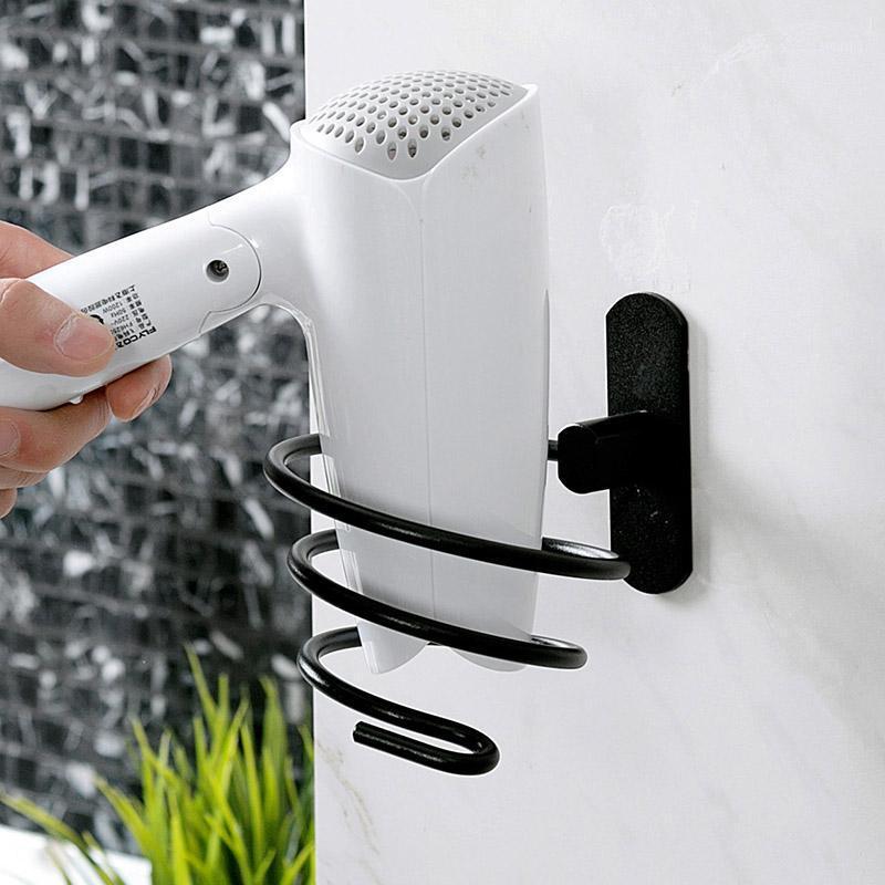 

Space aluminum hair dryer wall hanging hair dryer rack bathroom storage rack free punch1