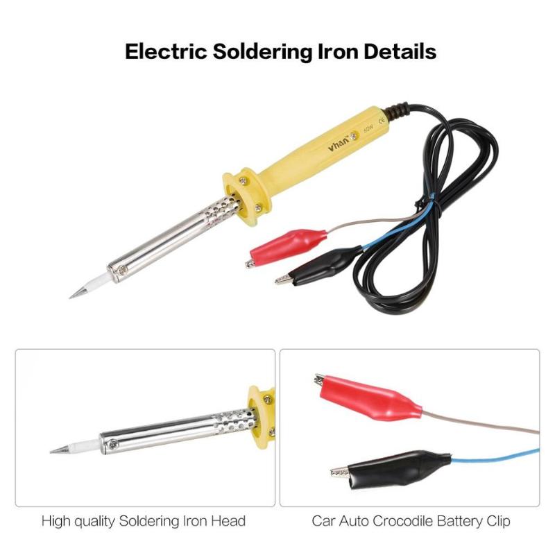 

12V DC 60W car automatic crocodile battery clip power electric soldering iron welding pen welding pen handle
