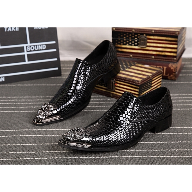 

2020 Luxury Mark Shoes Men Gold Leather 4n74, The picture