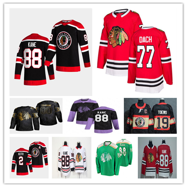 

2021 Chicago Blackhawks Reverse Retro Jersey Hockey Kirby Dach Jonathan Toews Patrick Kane Duncan Keith Brent Seabrook Stan Mikita Hossa, Men white