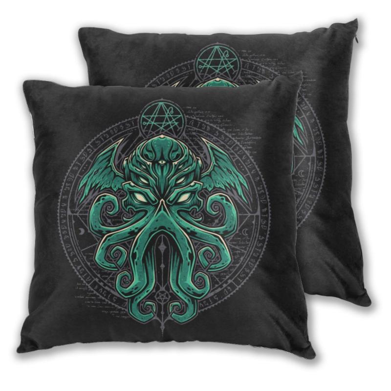 

Pillow Case Cushion Cover Great Cthulhu V1 Decorative Pillow Home Decor Sofa Throw Pillows, 1 piece