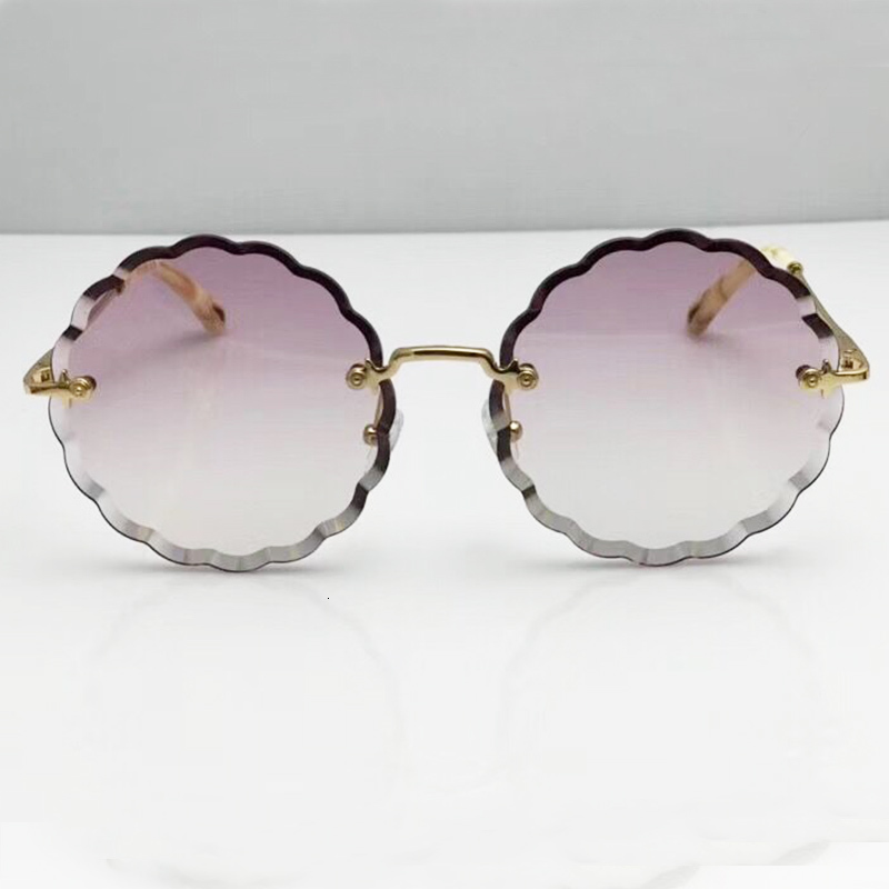 

2021 Fashion Oversized Women Sunglasses New Round Thick Lens Original Sun Glass Brand Name Designer Luxury Party Glasses Shades 37in
