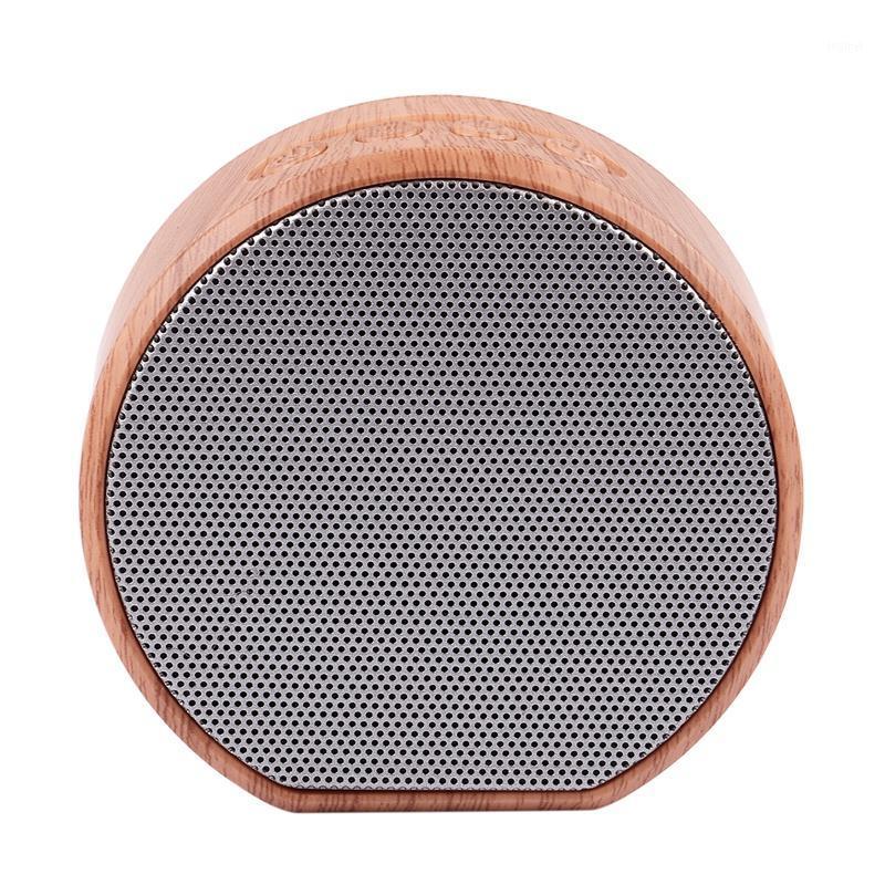 

Wood Grain Press Design Portable Mini Wireless Bluetooth Speaker1