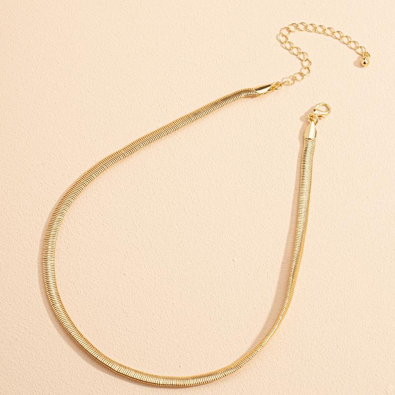 

2021 New Cold Style Collarbone Snake Bone Chain Choker Necklace for Women