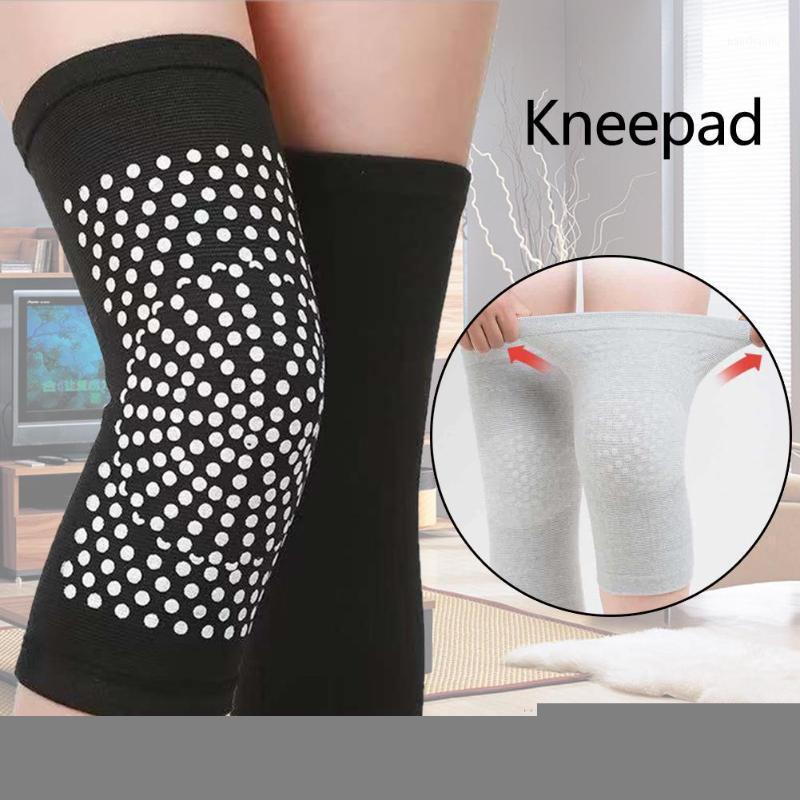 

1pair Self Heating Support Knee Pads Knee Brace Warm For Arthritis Joint Pain Relief And Recovery Protect The1, Black