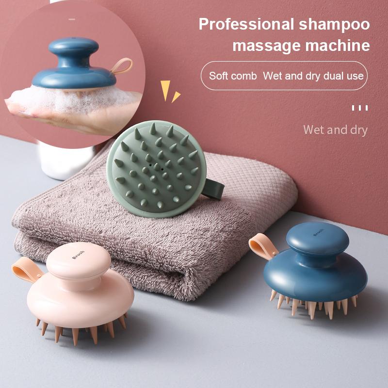 

Silicone Comb Hair Brush Shampoo Massage Brush Washing Shower Hair Massager Clean Bath Shower Cleaning Comb