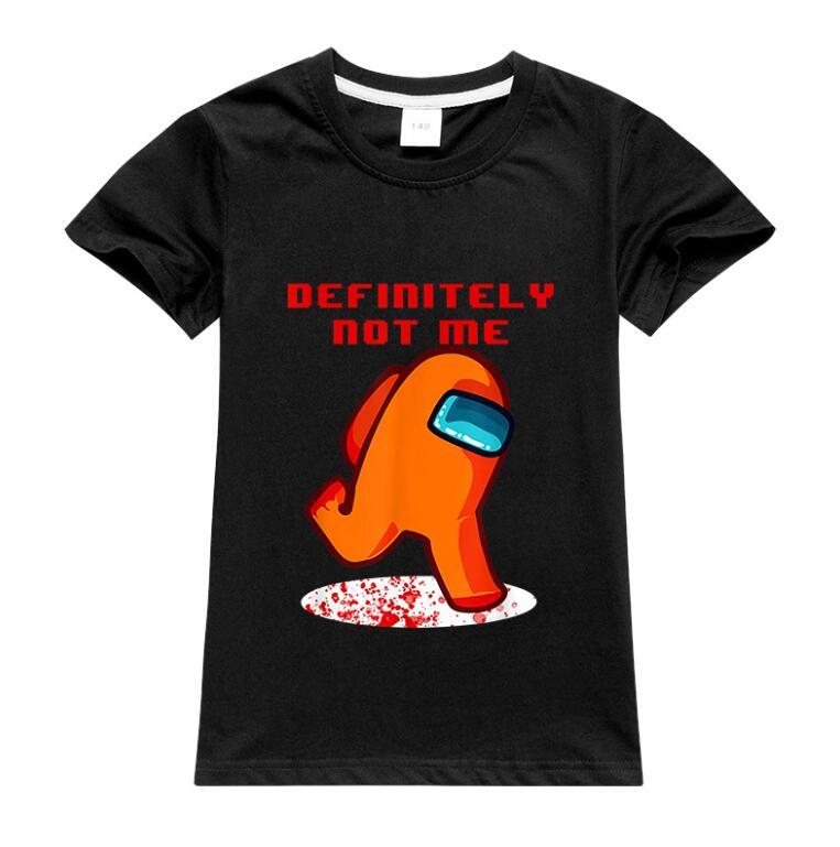 

New Among Us T- Shirt Kids Summer Top Cartoon T-shirt Boys Girls Kawaii Unisex Fashion Children for 2-10T