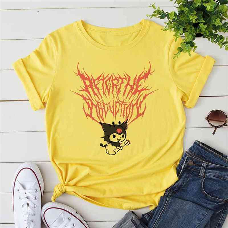 

summer fashion punk tank short sleeve camis hip hop o-neck vest women harajuku gothic tank 3, White