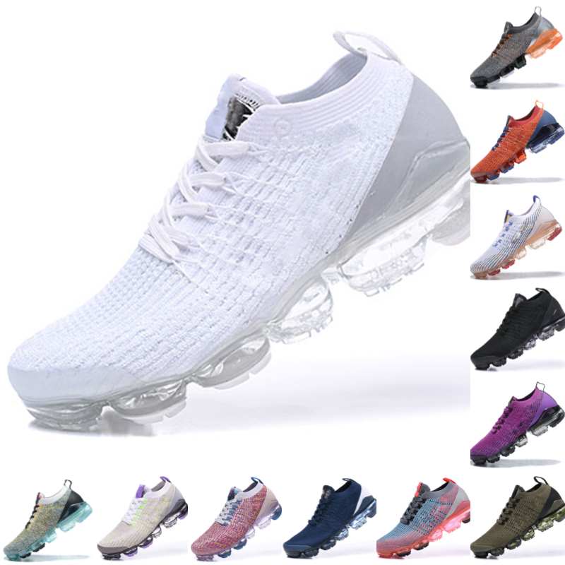 

2021 Vapores FK Moc 2.0 Mens Running Shoes Fly 3.0 knit Black White Air Cushion WOmens Sneakers BE TRUE Sports Run Trainers Tn Trainer shoes, 25