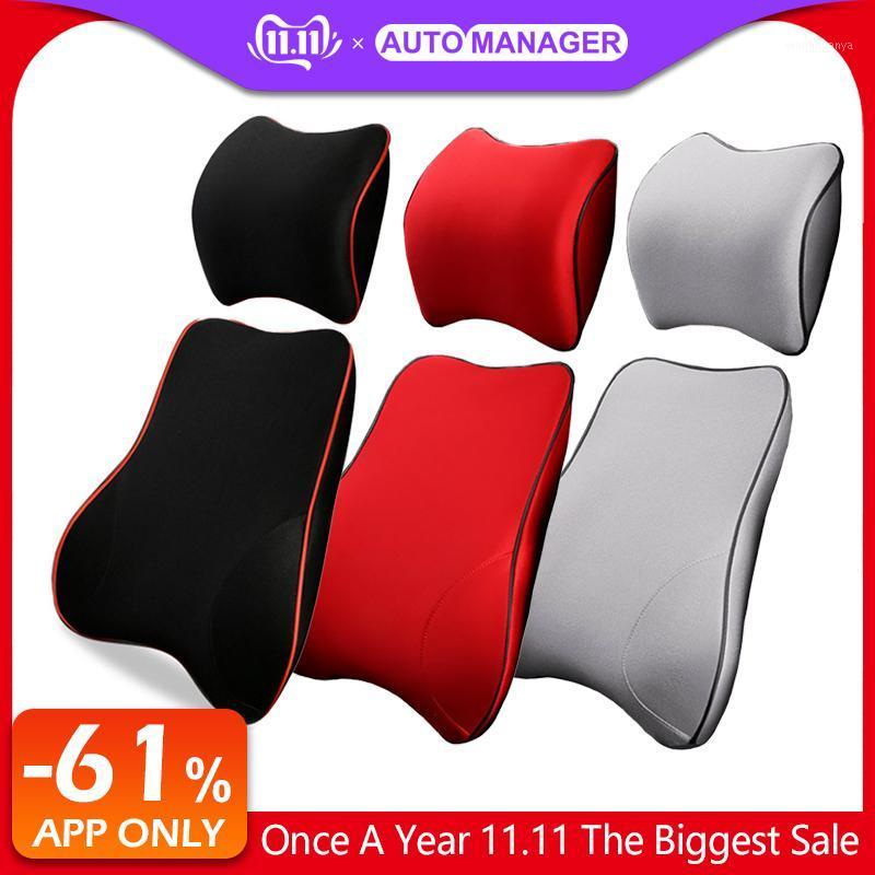 

Seat Cushions 3D Memory Foam Lumbar Support For Car Office Chair Auto Back Massager Pillows