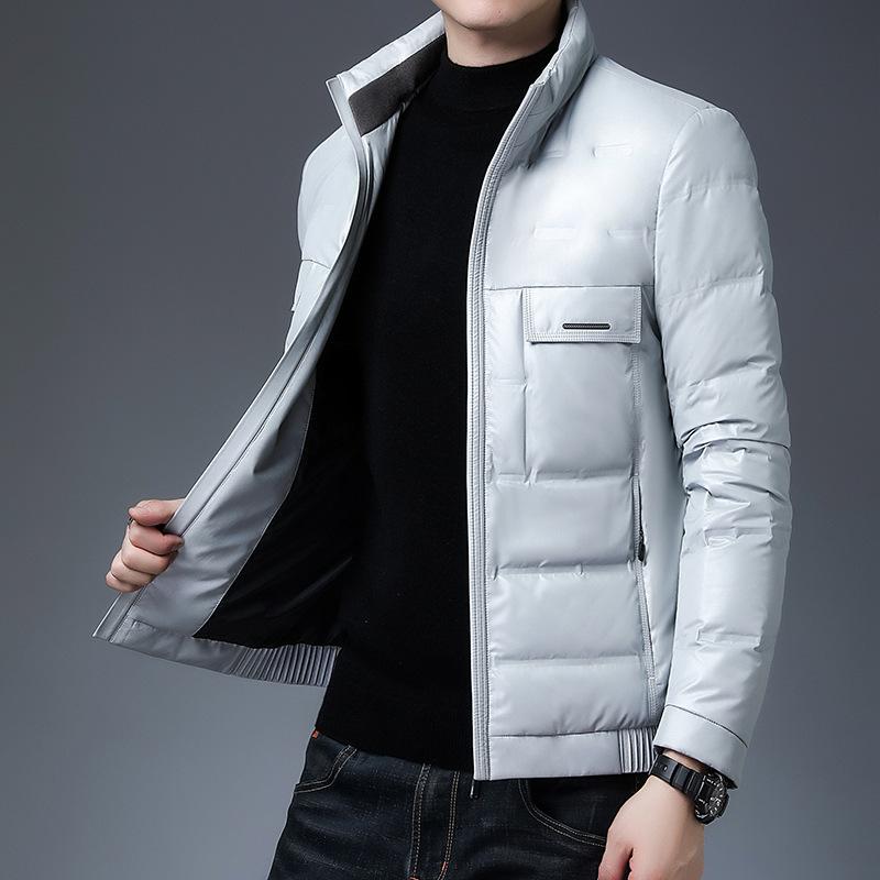 

song pure color net 20 young men brief paragraph thick cotton-padded jacket to keep warm light leisure coat down jacket, See chart