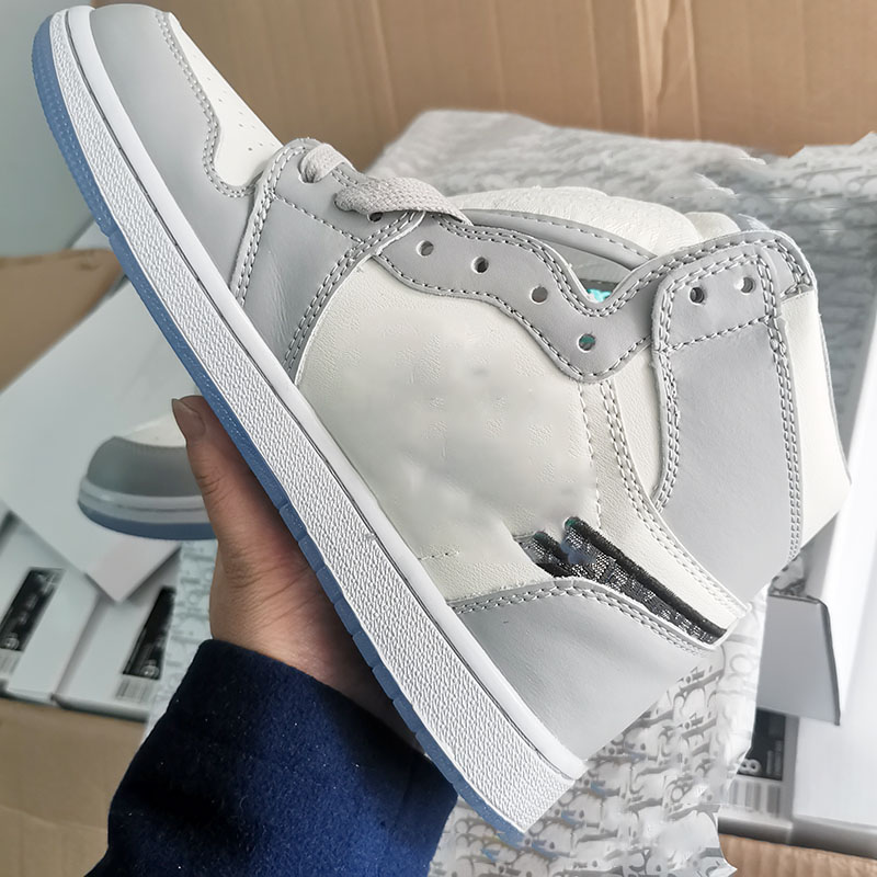 

2021 new colour Officially revealed anniversary collaboration Grey White French fashion style label Kim Jones Sneaker shoe size 36-46, No box 1