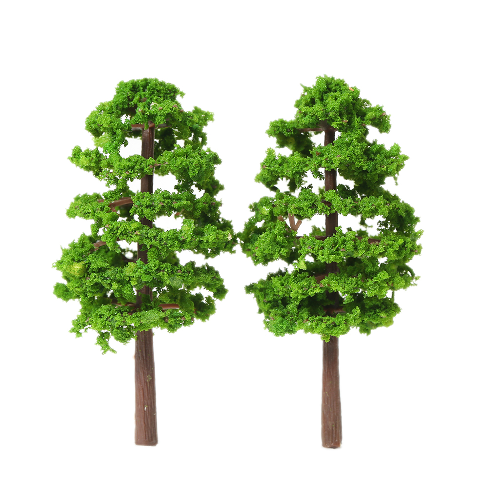 

Novelty Games 20Pcs/Lot 1/150 Scale Mini Plastic Model Trees Train Railroad Scenery for House Classroom Park Layout Scene Kid Toy TreeBuildi