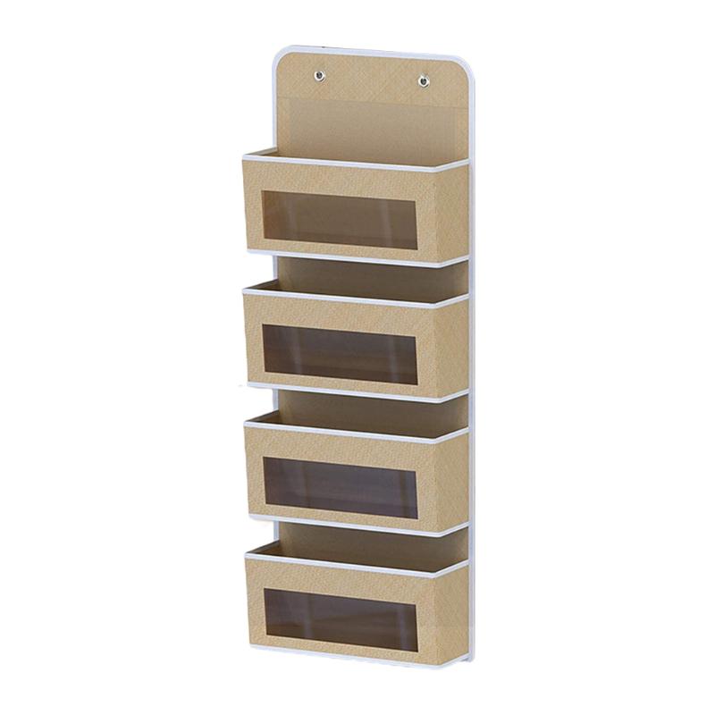 

Wall-mounted Storage Dag With 4 Large Pockets, Suitable For Home And Office U90A