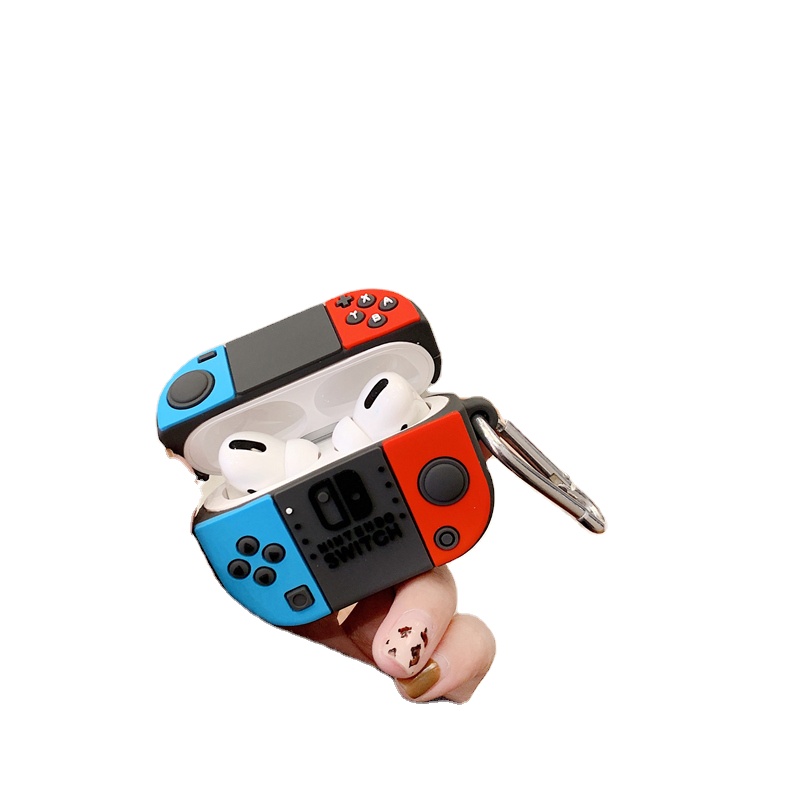 

Switch Handle Gamer Skin Drop-proof Design Cover 3D Cartoon Silicone Kids Teens Cases for Airpods 1&2/Pro for Girls Boys
