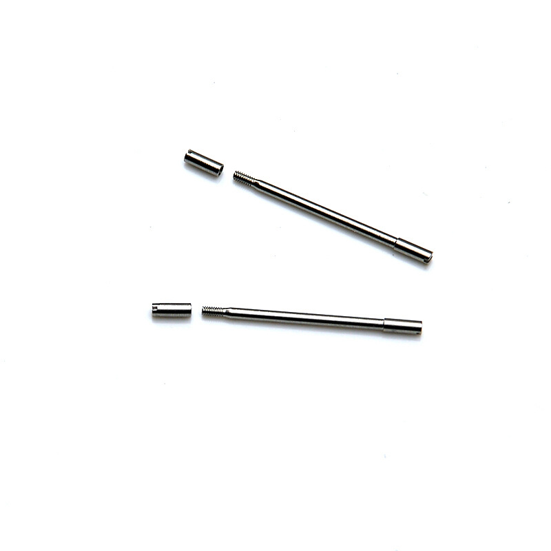 

wholesale 2Pcs 24.5mm / 26.5mm Watch Screws Tube for Fit AP Screws Fit Royal Oak Offshore Watch Part Rubber/Leather Strap