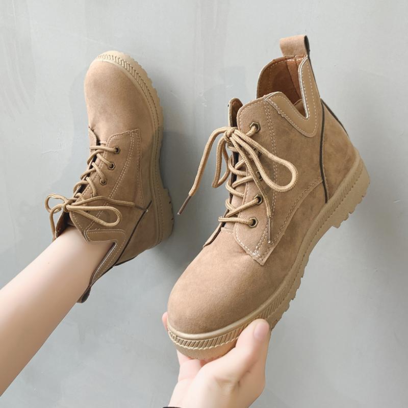 

Women's Rubber Boots Boots-Women Flat Heel Round Toe Shoes Luxury Designer Rain 2020 Mid-Calf Low Ladies Fashion Rock