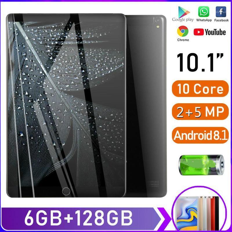 

New 6G+128GB Tablet PC Hot Sales Tablets 10 Inch Screen Tablets 10 Core Android 8.0 Dual Card Tablet 4G Phone Call1, Black