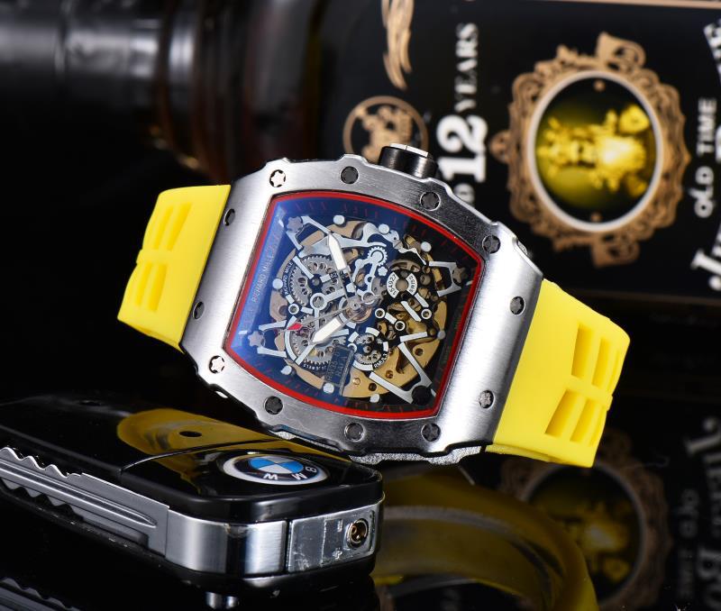 

New spotautomatic mechanical watch factory direct sales, Slivery;brown