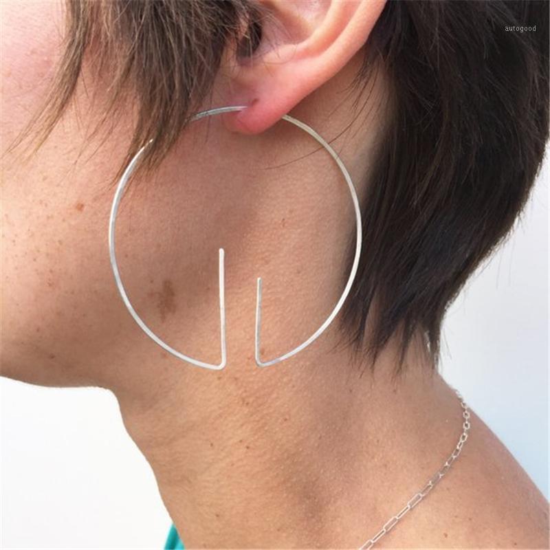 

Charm Modern Hoop Earrings Handmade Jewelry 925 Silver/Gold Filled Brincos Custom Gift Vintage Pendientes Oorbellen For Women1