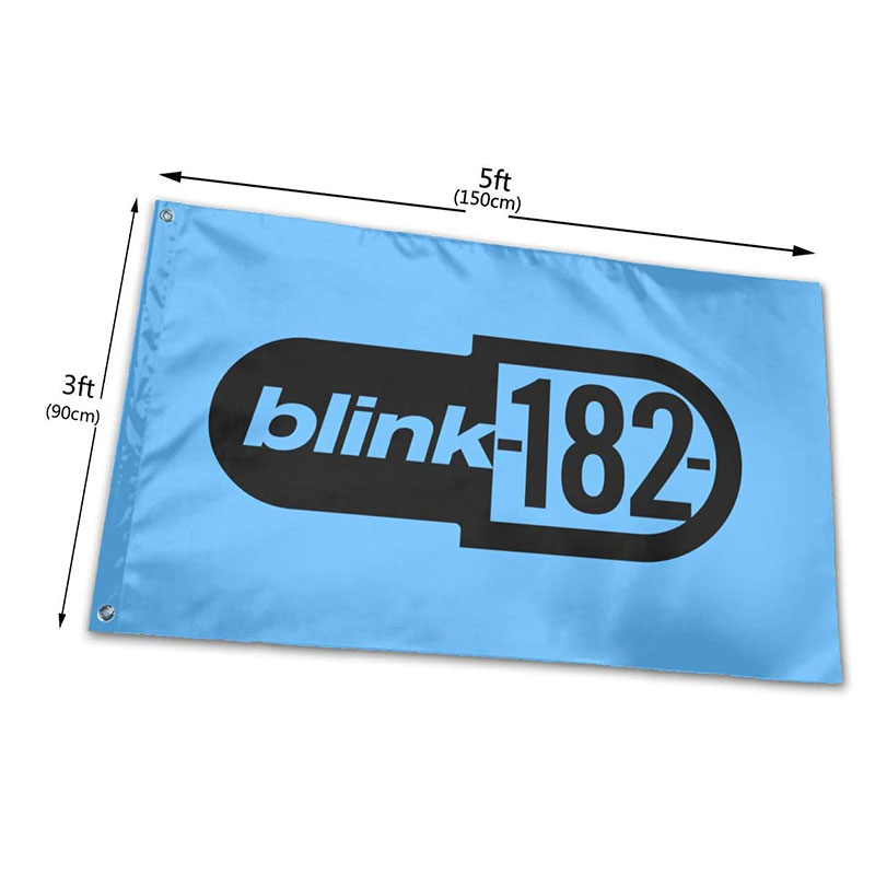 

Home Decoration Blink-182 Flag Indoor Outdoor Flag 100% Single-Layer Translucent Polyester 3x5 Ft Flag Fast Shipping