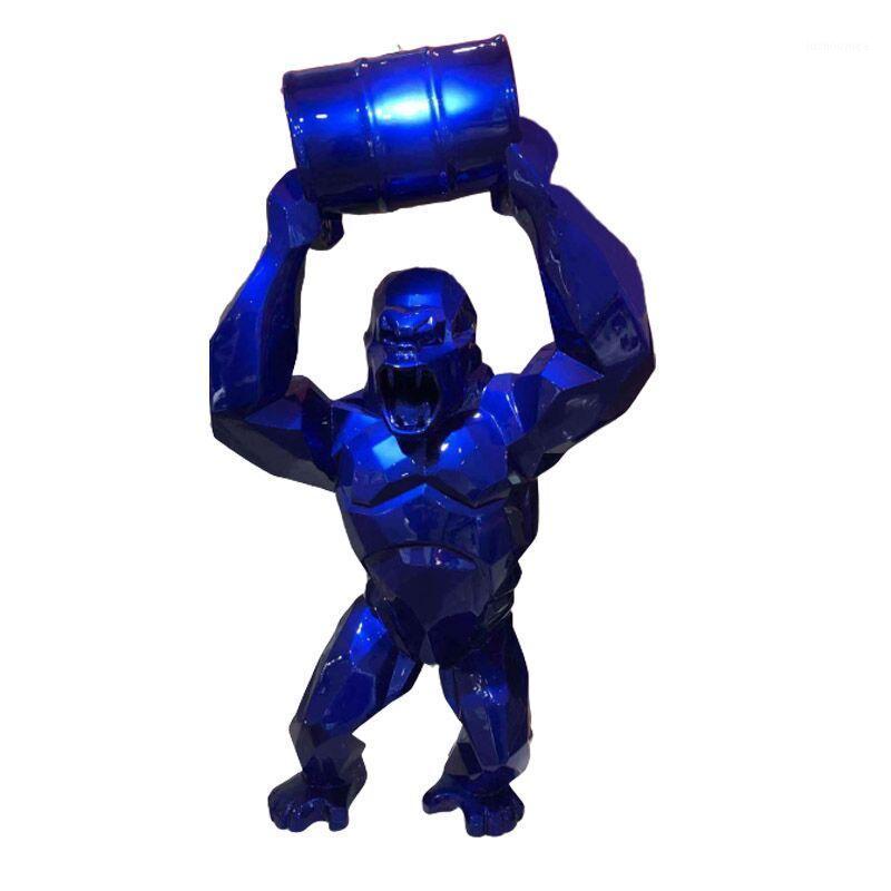 

Big Creative KingKong Resin Statue Gorilla Bust Figure Model Toy BOX Collectible Decoration Art Craft and Animal Simulation gift1