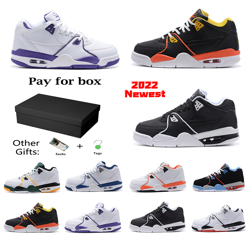 

2022 Flight 89 mens running shoes Court purple Raygun Black white oreo Rucker Park True Blue red yellow men sports sneakers outdoor jogging walking With box 40-45, Item#2