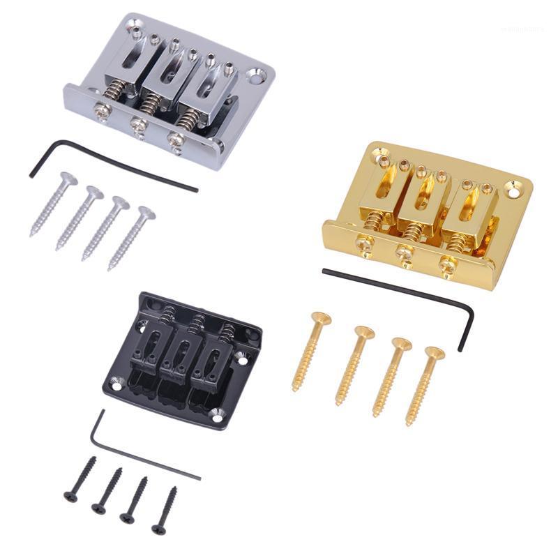 

Emergency Lights Box Guitar Parts: 3-string Hard-tail Adjustable Bridge