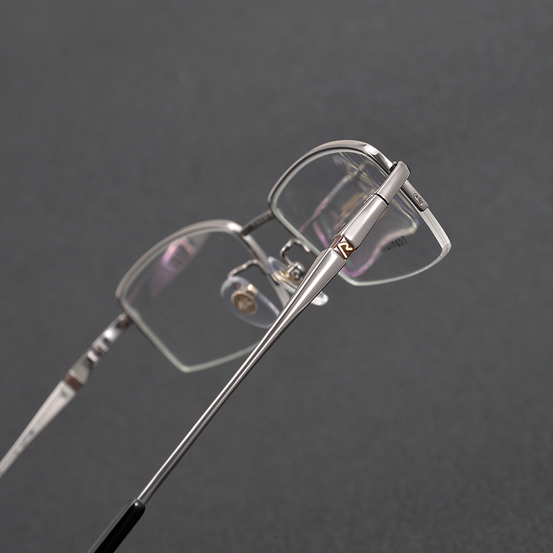 

2021 New German Brand Design Pure Titanium Business Frames for Women Optical Prescription Glasses Half-ee Figw