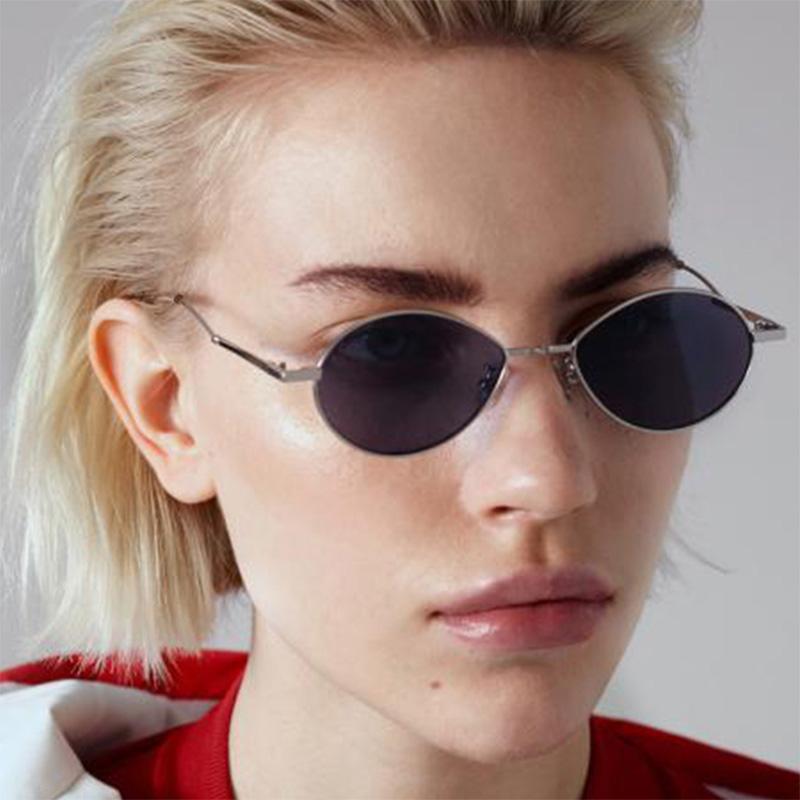 

Small Sungalsses Women Metal Frame Trendy Round Sun Glasses for Men Brand Designer 2020 Retro Yellow Sunglass UV400