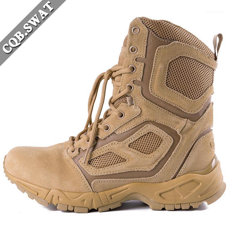 

Men Tactical Boots Army Boots Men's Desert Work Safety Shoes Climbing Sport Shoes Ankle Men Outdoor1, Desert 6inch