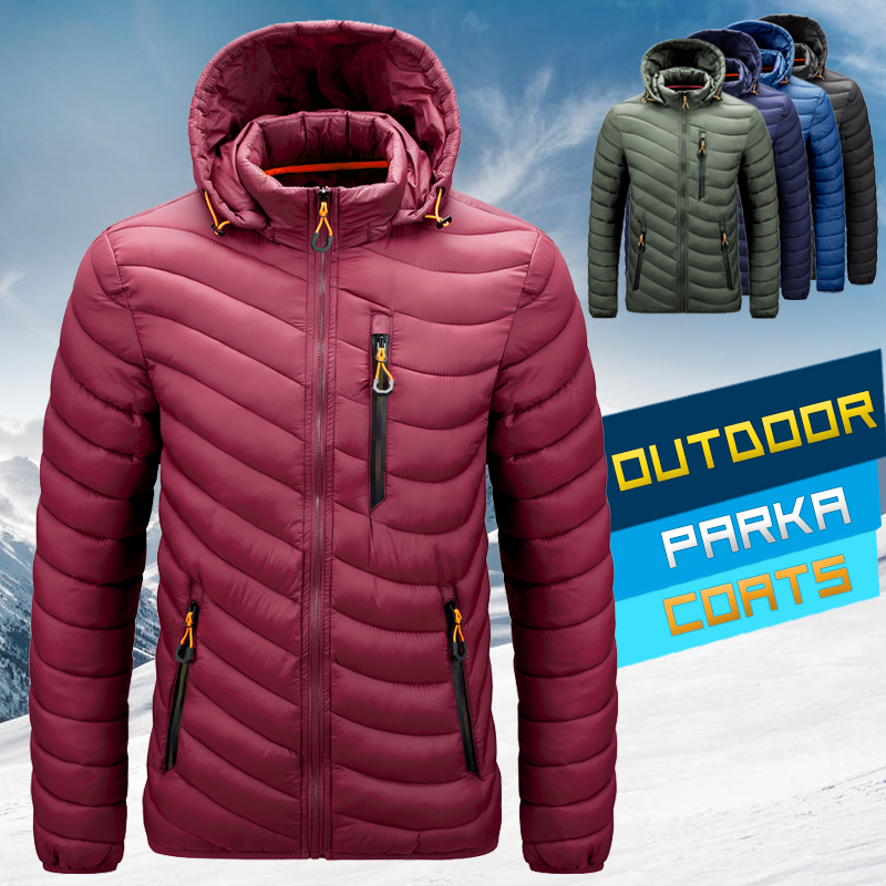 

Parkas Winter Men Down Outerwear Jacket 2020 New Thermals Airtight Zipper Puffer Jackets 5fu2, Rls22913red