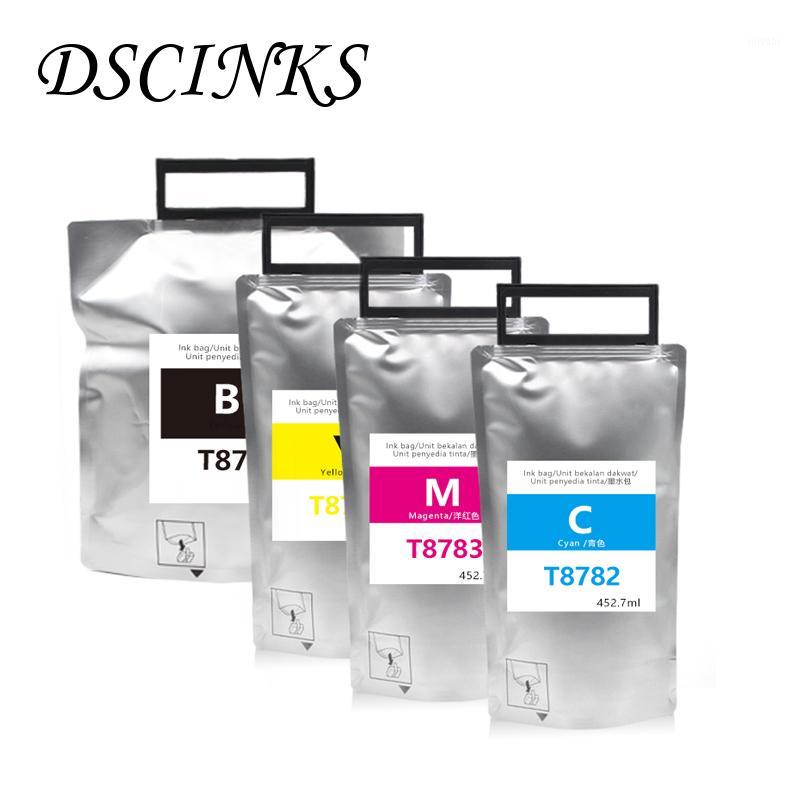 

T8784 Ink Pack Bag With Pigment And Chip For WorkForce Pro WF-R5190DTW WF-R5690DTWF Printer1 Cartridges