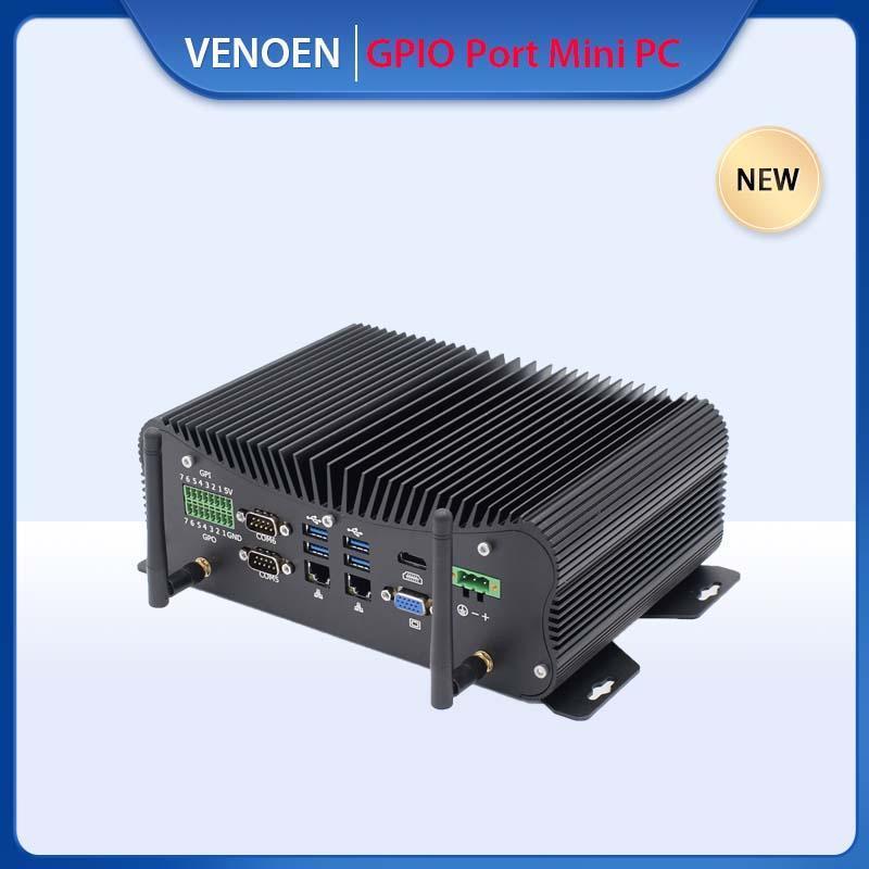 

Industrial ITX Rugged Mini PC Intel 8550U 10510U 8250U GPIO Port Wide Pressure 36V Computer LPT port RS232 485 COM1