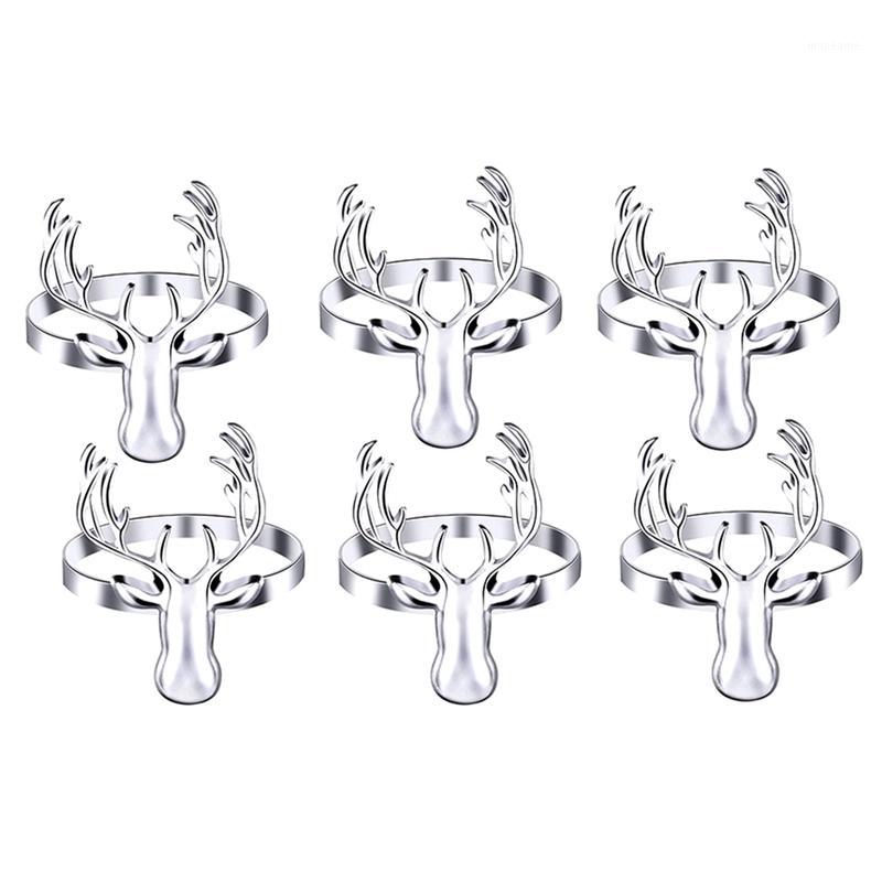 

Valentine Deer Deer Napkin Ring Napkin Ring Silver Metal Holder Valentine Herbicidal Decorative Holiday Parties1