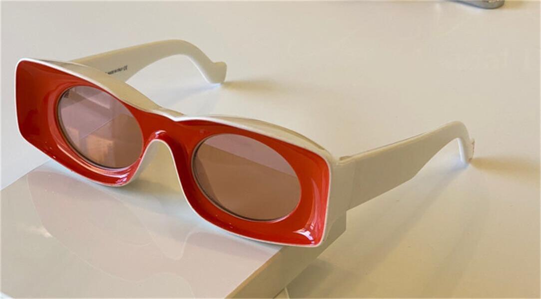 

New fashion sunglasses 400331 special color square frame round lens Avant-garde style crazy interesting design