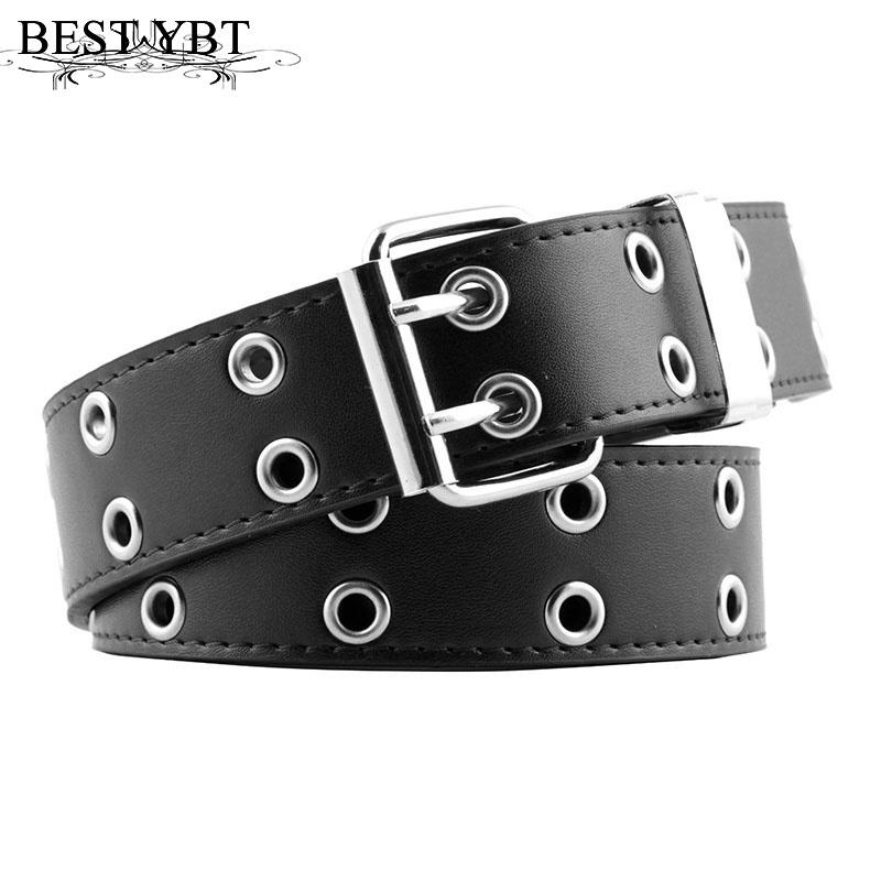

Best YBT Fashion Alloy Women Belt Belt Chain Luxury for Women Genuine Leather New Style Fashion Pin Buckle Jeans Decorative, Black