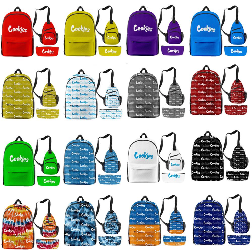 

COOKIES Cigar Backpack Backwood Print Bag Laptop Shoulder School Bag Travel Bag For Boys Men Backwoods, Remark colors