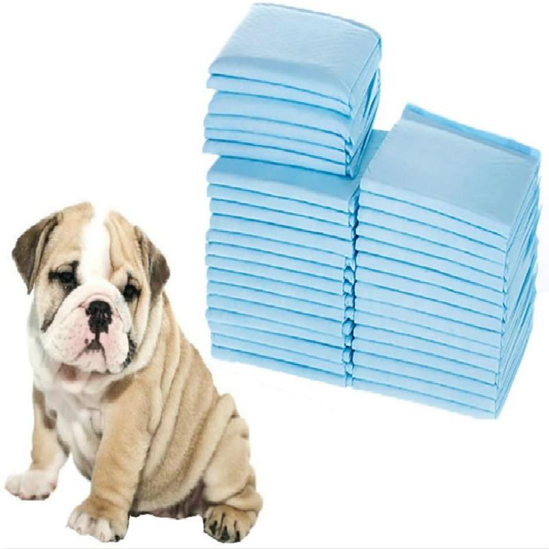 

New Super Absorbent Pet Diaper Dog Training Pee Pads Disposable Healthy Nappy Mat For Dog Cats Pets Cleaning Deodorant Diaper, Blue