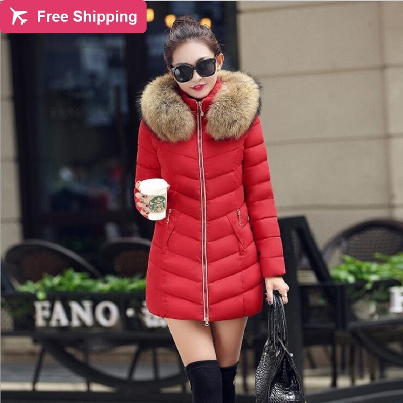 

Parkes women 2020 coat with hood outwear feminine parka thick cotton quilted lining women's basic winter coats, Kaki