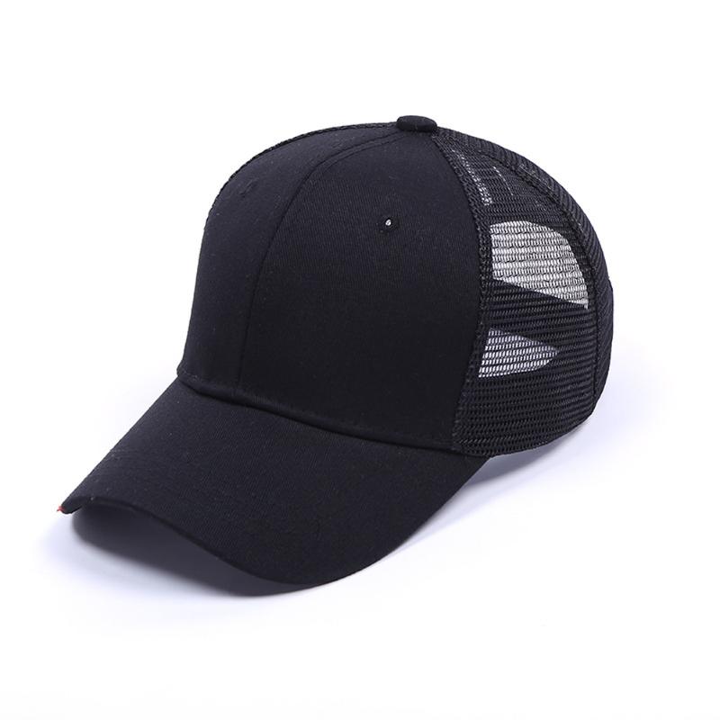 

Women Men Simple Outdoor Breathable Adjustable Fashion Solid Sport Running Baseball Cap Summer Mesh Sun Protection Casual, White