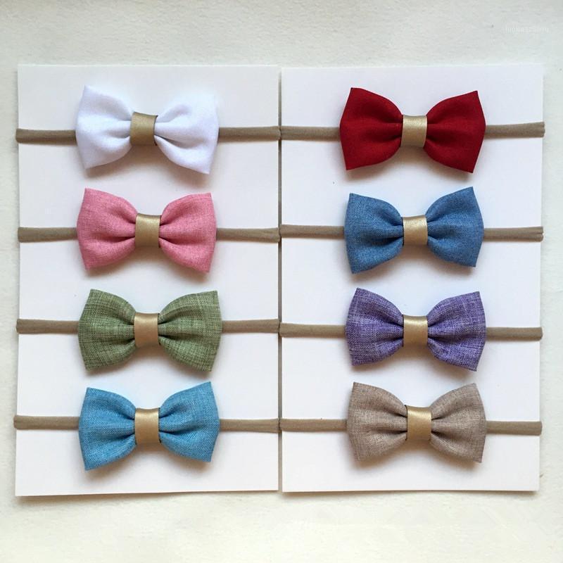 

20pcs/8C Fashion Cute Hair Bow Nylon Headbands Solid Kawaii Bowknot Girls Soft Hairband Princess Adjustable Elastic Head Bands1, Smplsnnns-0130