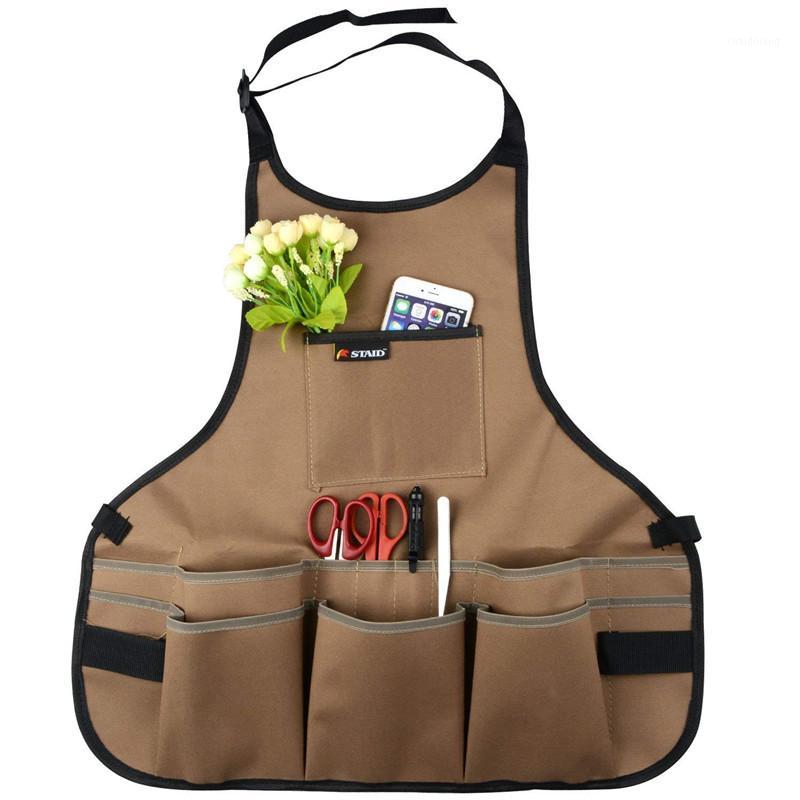 

Tool Apron Multi functional Adjustable Belt Professional Waterproof Heavy-Duty Oxford Cloth Tools Apron with Pocket for Barbers1